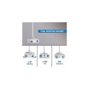 Manhattan Projector Mount, Ceiling, Universal, Full Motion, Height Range: 745 to 1145mm, Max 35kg, W
