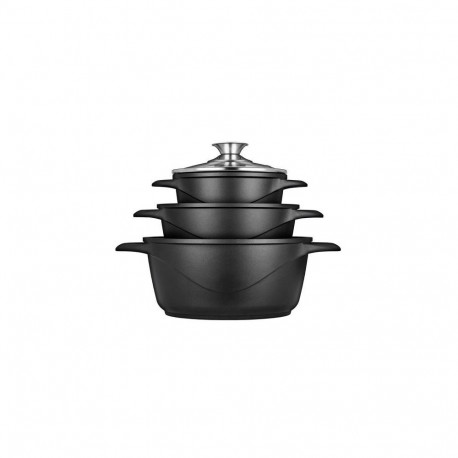 Smile MGK-18 soup pot Black Aluminium