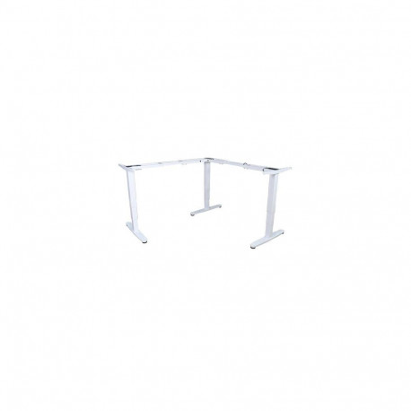 Equip ERGO L Shaped Electric Sit-Stand Desk Frame, Triple Motor, White