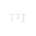 Equip ERGO L Shaped Electric Sit-Stand Desk Frame, Triple Motor, White