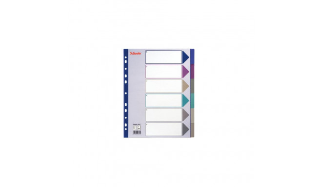 Esselte Divider PP A4+ 6 Tabs