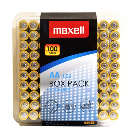Maxell battery Alkaline LR06/AA Box 100pcs ( 790409.01.CN)