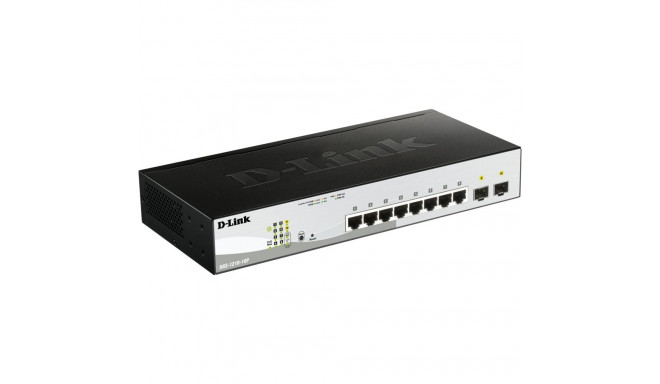 D-Link DGS-1210-10P/E 10-Port Layer2 PoE Smart Managed Gb Sw