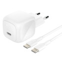 Belkin BOOST Charge USB-C 45W PD PPS+USB-C kaabel valge WCA013kq1MWH-B6
