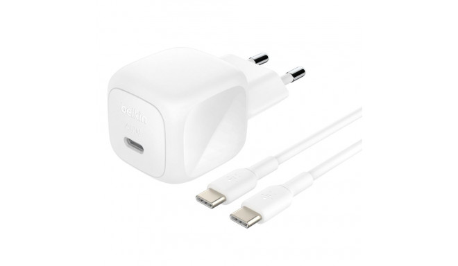 Belkin BOOST Charge USB-C 45W PD PPS+USB-C kaabel valge WCA013kq1MWH-B6
