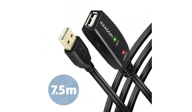 ADR-207 USB 2.0 A-M - A-F akt. 7m kabel