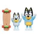 Bluey Figures 2pack Skateboarding