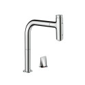Kitchen faucet with pull-out hose Hansgrohe Metris Select M71 73818000 Kitchen faucet with pull-out hose Hansgrohe Metris Select M71 73818000