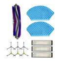 Midea varuosade komplekt: külgharjad×6 tk, põhihari×1 tk, HEPA filter×3 tk, mopiriie×2 tk M7 jaoks |