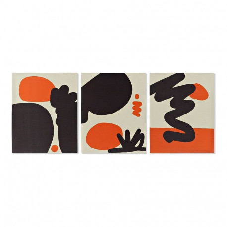 Kangas DKD Home Decor Circle Art Mänd Kangas 40 x 1,8 x 50 cm