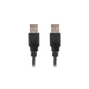 USB-kaabel Lanberg CA-USBA-20CU-0010-BK Must 1 m (1 Ühikut)