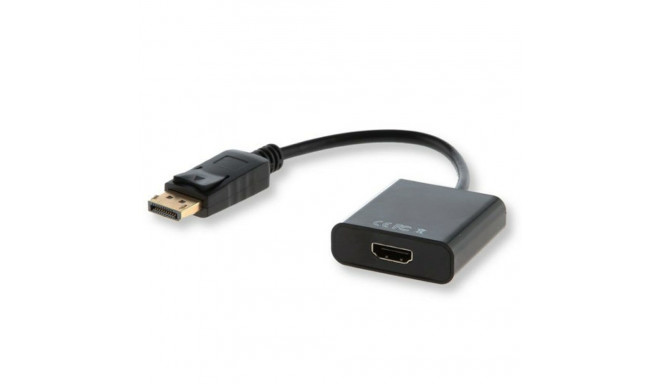 DisplayPort to HDMI Adapter Savio CL-55 Black 20 cm