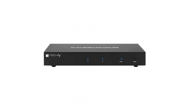 KVM switch Techly DP-KVM2