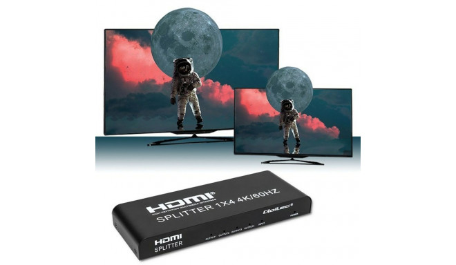 HDMI switch Qoltec 51799 Black