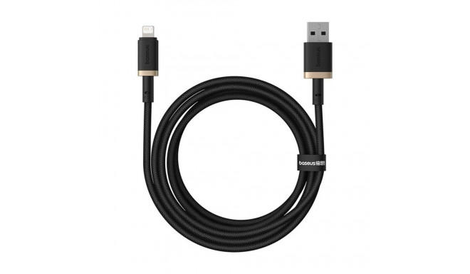 USB to Lightning Cable Baseus P10377801U01-02 Black Gold 2 m
