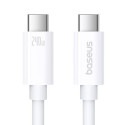 USB-C - USB-C Kaabel Baseus P10365200211-02 Valge 1 m
