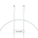 USB-C - USB-C Kaabel Baseus P10365200211-02 Valge 1 m