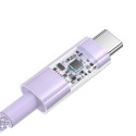 USB A - USB-C Kaabel Baseus P10373002511-00 Lilla 1 m