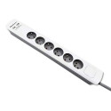 Power Socket - 6 Sockets with Switch Qoltec 50294 (1,8 m)