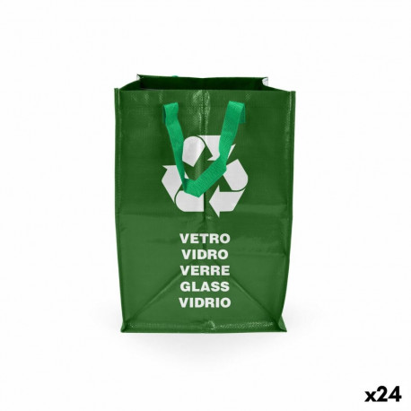 Prügikotid Confortime Glass Roheline Klaas 24 Ühikut