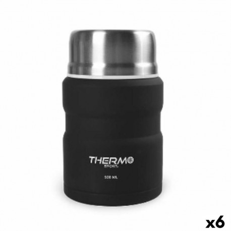 Toidutermos ThermoSport Must Teras 500 ml (6 Ühikut)