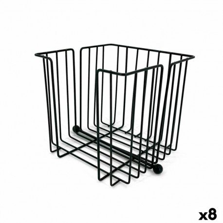Salvräti hoidja My Bar Must Metall 19 x 19 x 18 cm (8 Ühikut)