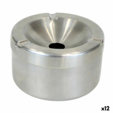 Ashtray Confortime Steel 10 x 5,5 cm (12 Units)