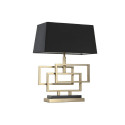Laualamp Home ESPRIT Must Kuldne 50 W 220 V