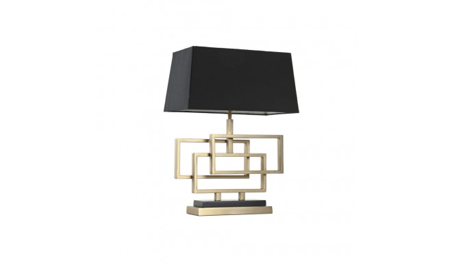 Laualamp Home ESPRIT Must Kuldne 50 W 220 V