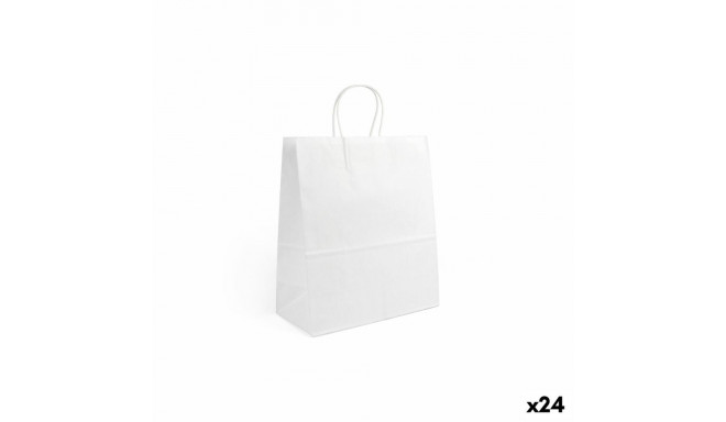 Paberkott Algon Valge 26 x 14 x 31 cm 3 Tükid, osad (24 Ühikut)