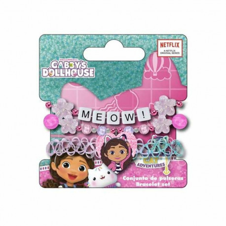 Girl's Bracelet Gabby's Dollhouse Pink