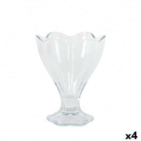 Ice Cream and Milk Shake Glass LAV Lily 250 ml 6 Pieces (4 Units)