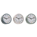 Table clock Home ESPRIT Blue Pink Turquoise (3 Units)