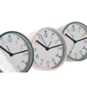 Table clock Home ESPRIT Blue Pink Turquoise (3 Units)