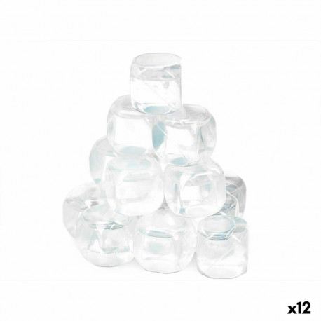 Reusable cooling cubes Leknes TK22008 TK22008 Transparent Polyethylene Distilled water 6,5 x 16 x 6,