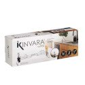 Extendable Dish Drainer for Sink Kinvara W3422A-1 Black Silver Metal polypropylene 44 x 11 x 16 cm (