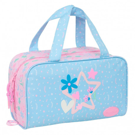 Reisi Tualett-tarvete Kott BlackFit8 Smile Roosa Helesinine 31 x 14 x 19 cm