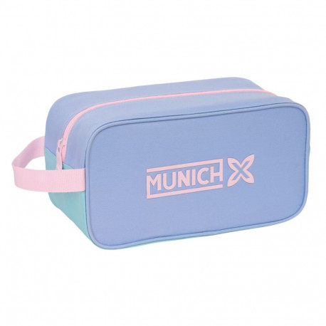 Travel Slipper Holder Munich Mellow Blue Pink Celeste 29 x 15 x 14 cm