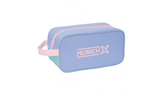 Travel Slipper Holder Munich Mellow Blue Pink Celeste 29 x 15 x 14 cm