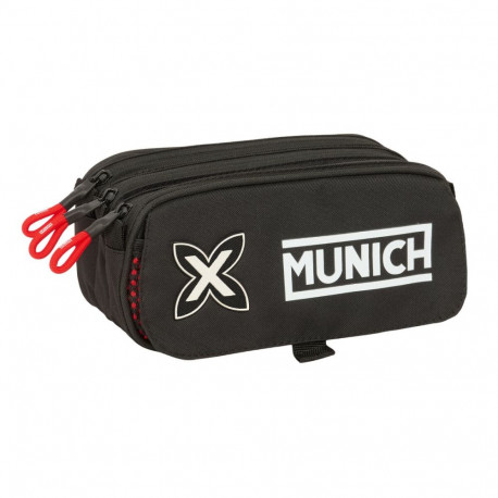 Triple Carry-all Munich Vulcan Black 21,5 x 10 x 8 cm