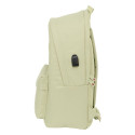 Rucksack for Laptop and Tablet with USB Output El Ganso Basics Beige