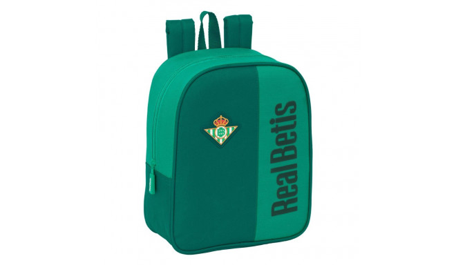 Laste seljakott Real Betis Balompié Roheline 22 x 27 x 10 cm
