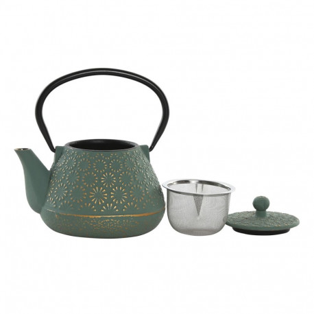 Teekann Home ESPRIT Roheline Roostevaba teras Raud 600 ml