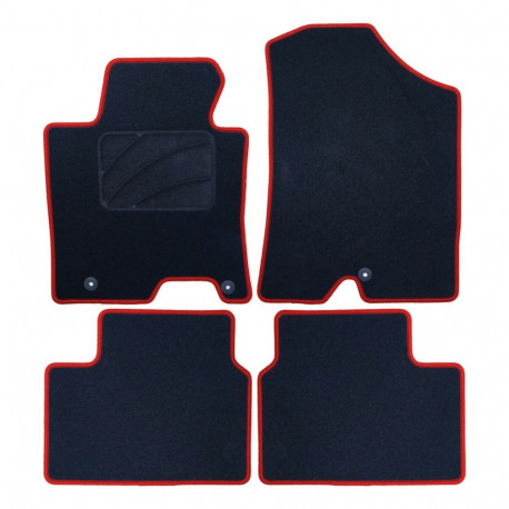 Auto põrandamattide komplekt OCC Motorsport OCCHY0014RD Punane Hyundai i30 5 Tükid