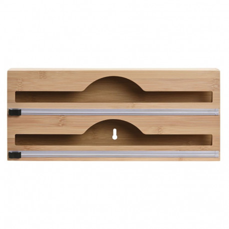 Köögipaberi hoidja Home ESPRIT Naturaalne Bambus 33,5 x 7 x 14,5 cm