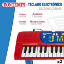 37-Key Keyboard Bontempi 43 x 56 x 23 cm (2 Units)