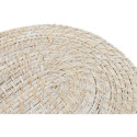 Sööginõude alusmatt Home ESPRIT Valge Naturaalne Bambus Rotang 40 x 30 x 1 cm