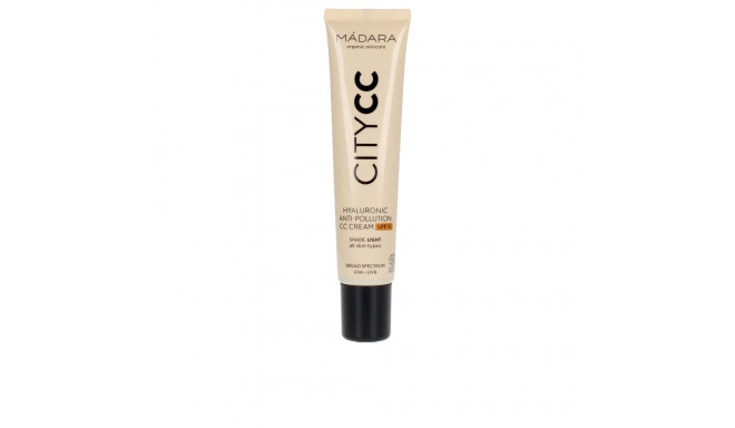 MÁDARA ORGANIC SKINCARE CITYCC hyaluronic anti-pollution CC cream SPF15 #light