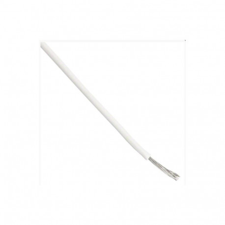 Montaažijuhe 0,23mm², valge AWG24 UL1007/1569 305m