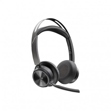 HP Poly Voyager Focus 2 Microsoft Teams Certified USB-C-C Headset +USB-C/A Adapter SmartBuy